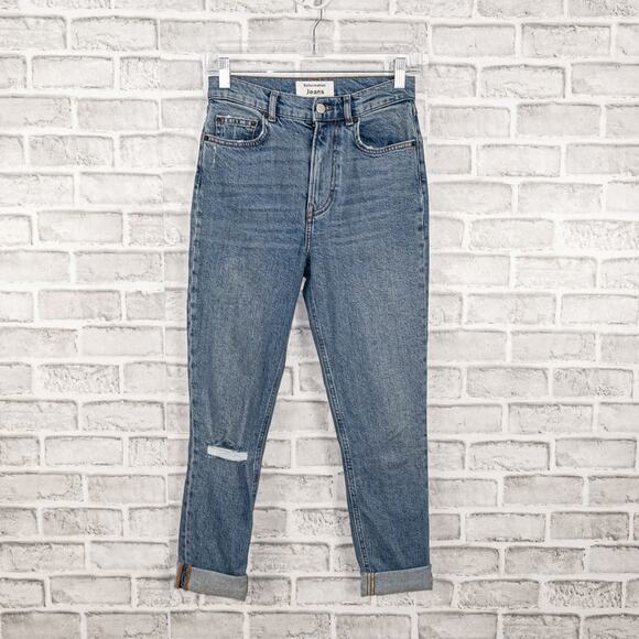 REFORMATION Women's High & Skinny Denim Jeans in Vinice Destroyed sz 26 - Picture 5 of 8